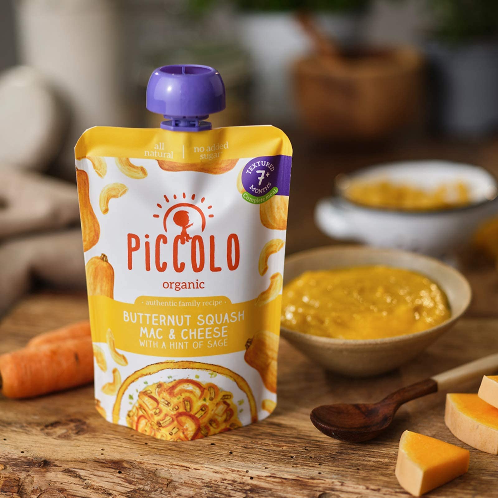 Piccolo Organic Baby Food 10 Months Mac And Cheese Vegetable