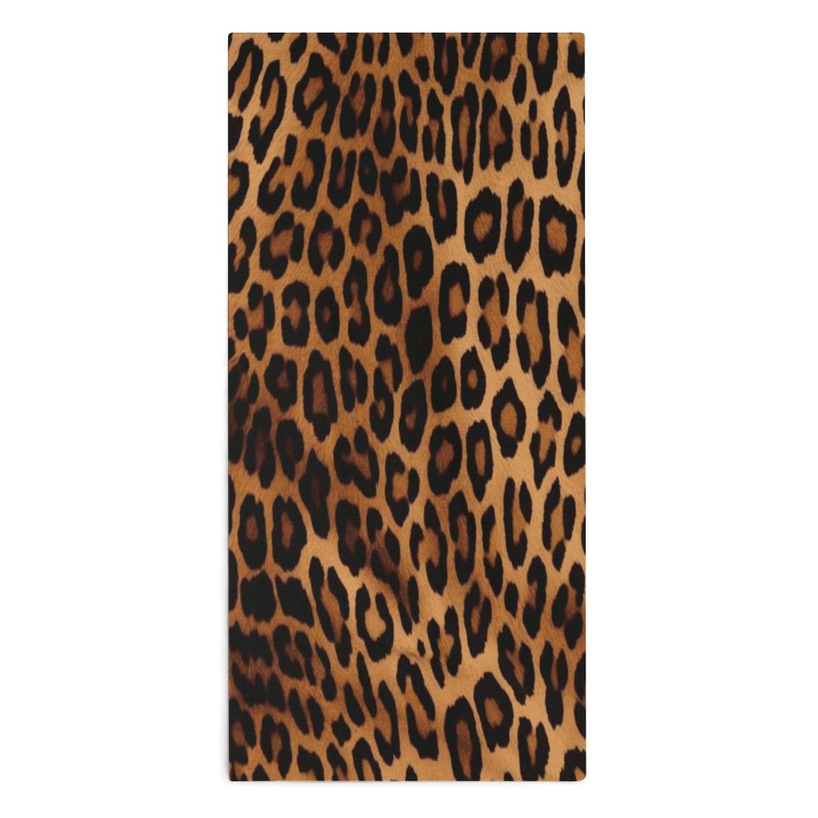 YUXBVKRS Cool Cheetah Leopard Hand Towels for Bathroom 14x29 Inch