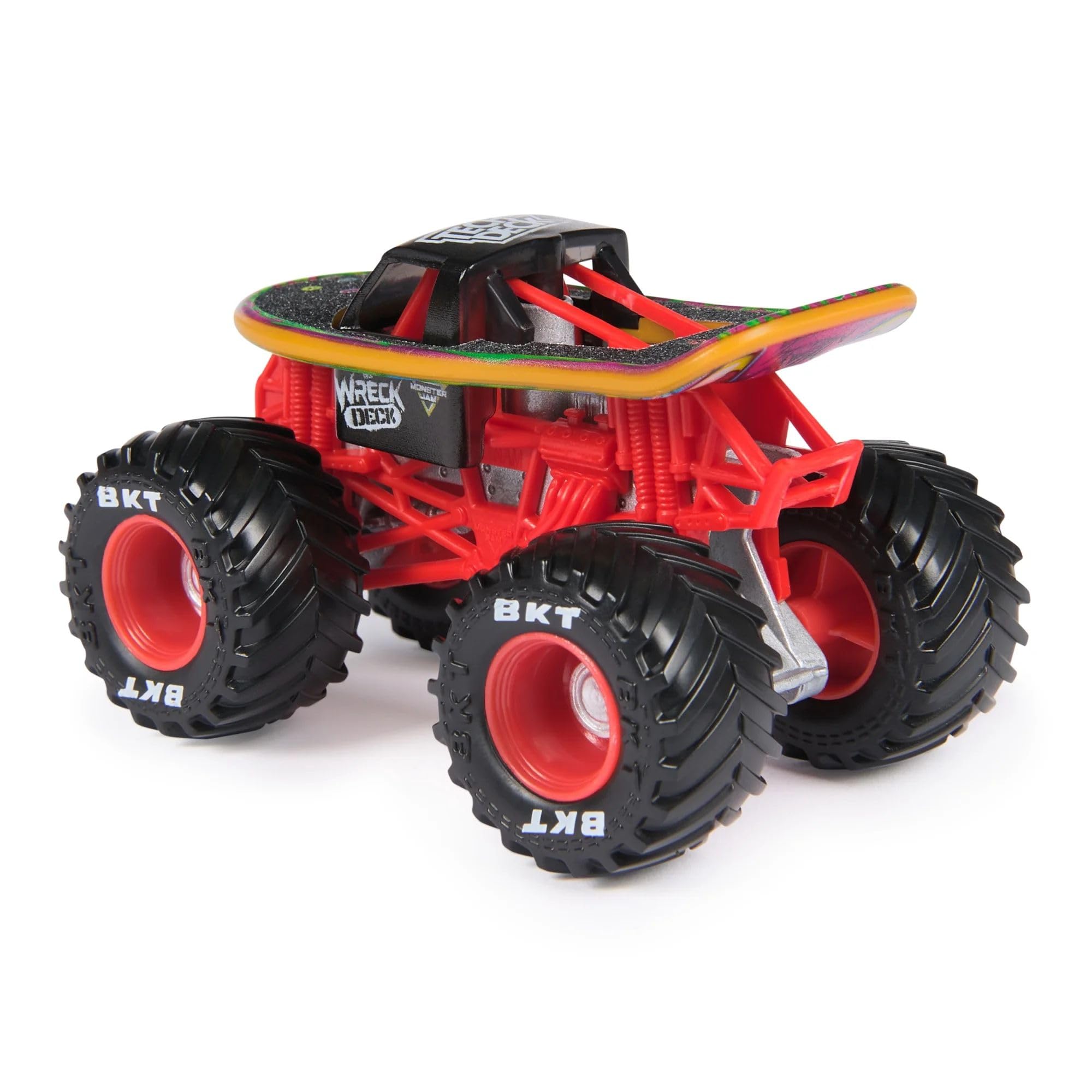 Monster Jam 2026 Official 1:64 Diecast Truck Series 45 Monsterized Wreck Deck - 4