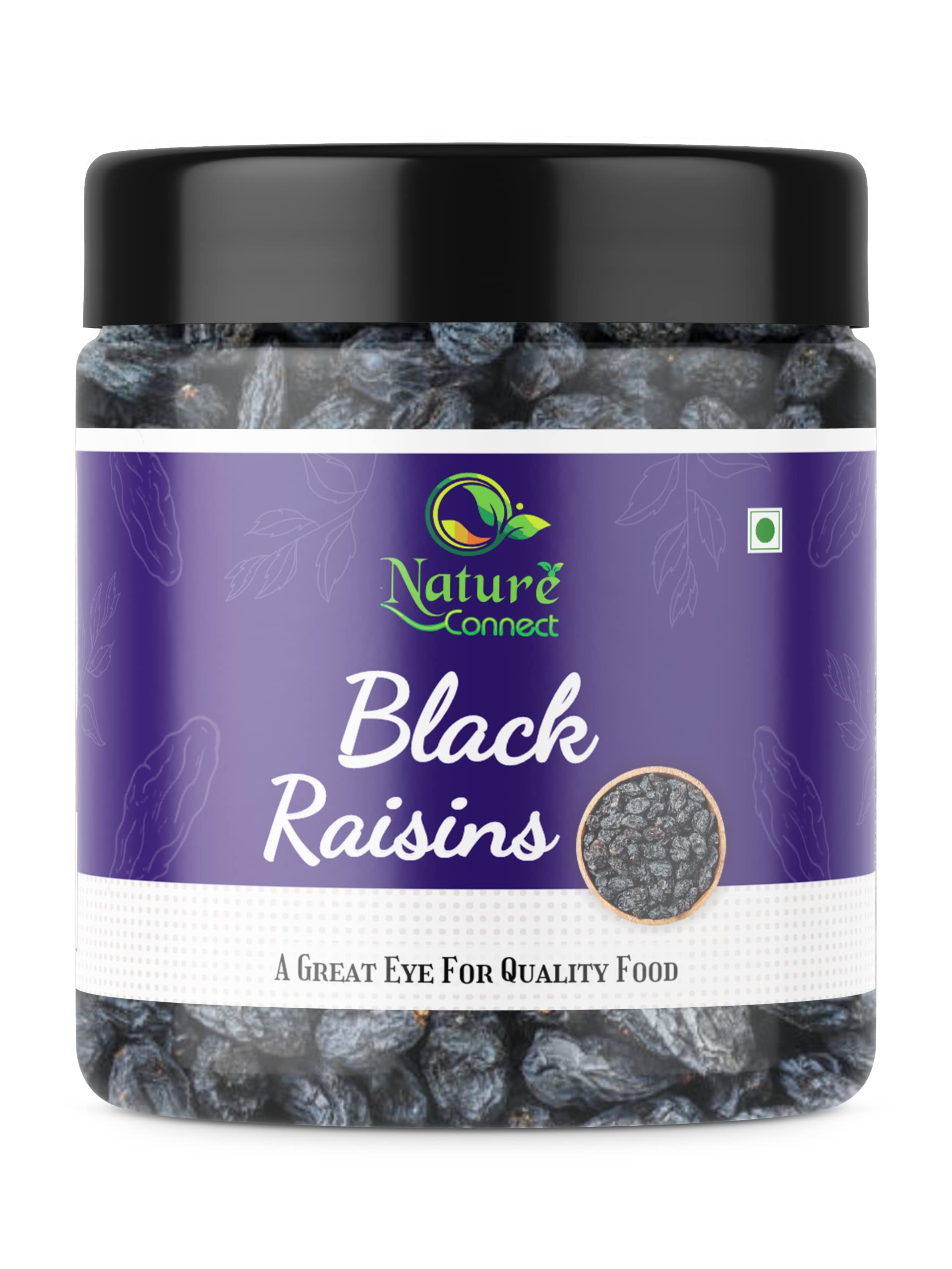 Nature Connect Afghani Seedless Black Raisins, 200gms | Kali Kismis | Healthy Dry Fruit Dried Kishmish Without Seeds| [Jar Pack] (B09PHKP4DH) Amazon Price History, Amazon Price Tracker