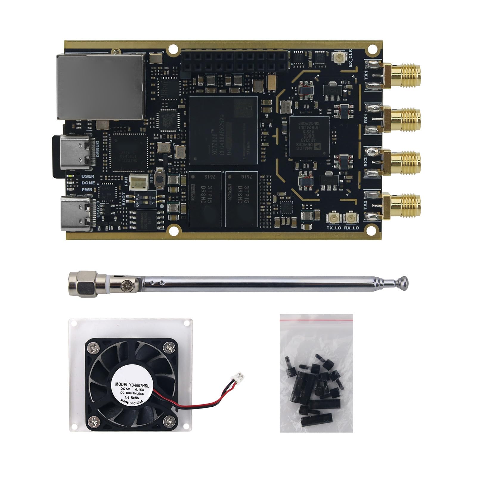 Placa de Desarrollo AD9363 con Reloj TCXO y USB