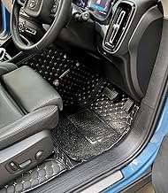 Premium 7D Car Floor Mat Full Set for BMW Gt 3 || Custom Fitted Faux Leather Antiskid Car Floor Mats || 100% Waterproof and Washable || Color : (Black & Beige)