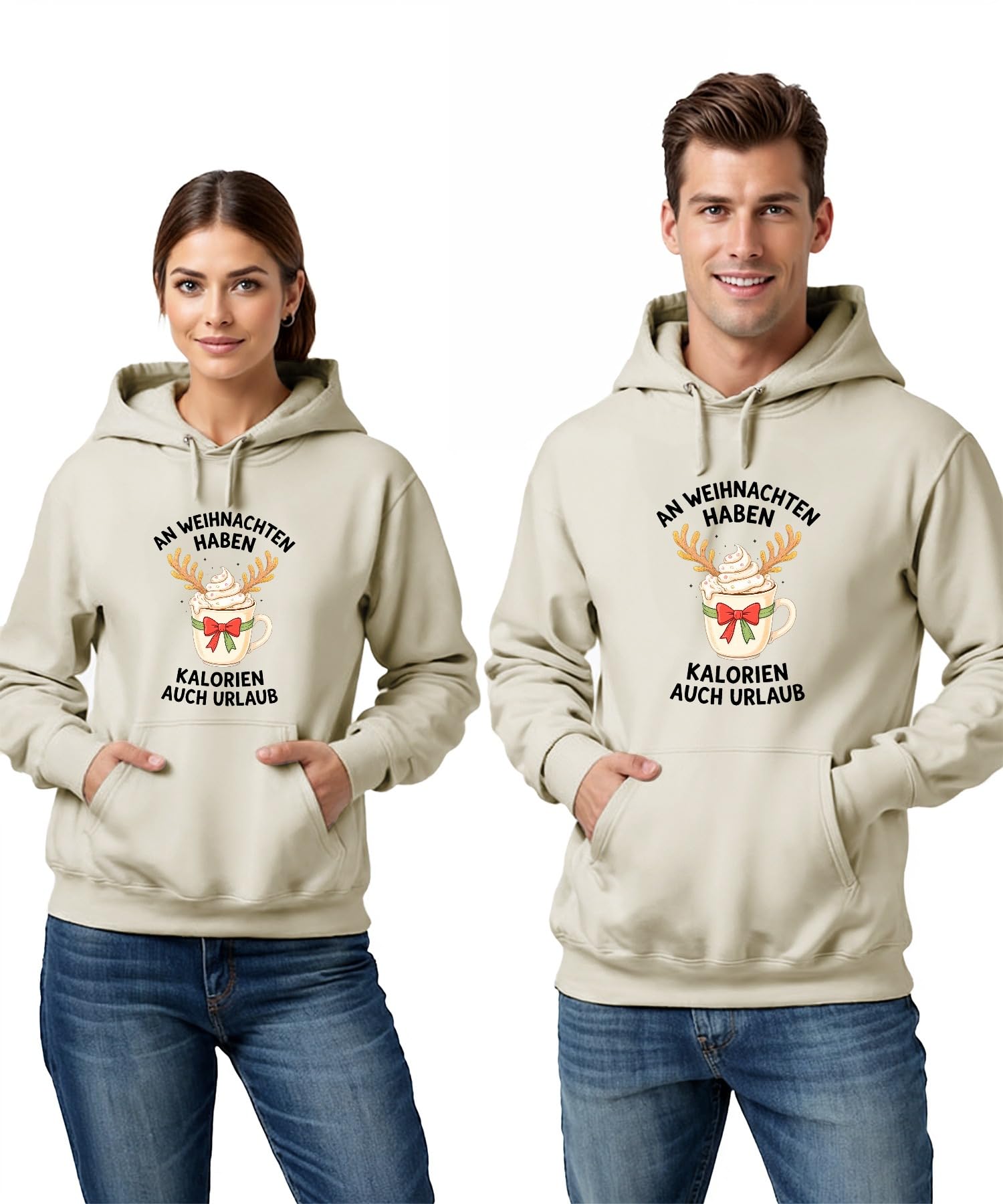 Na Boże Narodzenie, wesoły prezent na Boże Narodzenie, kawa, renifer, unisex, bluza z kapturem, natura, 3XL