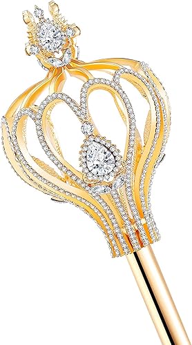 Royal Cross - Varita mágica para fiesta de Navidad, accesorio para disfraz (dorado)
