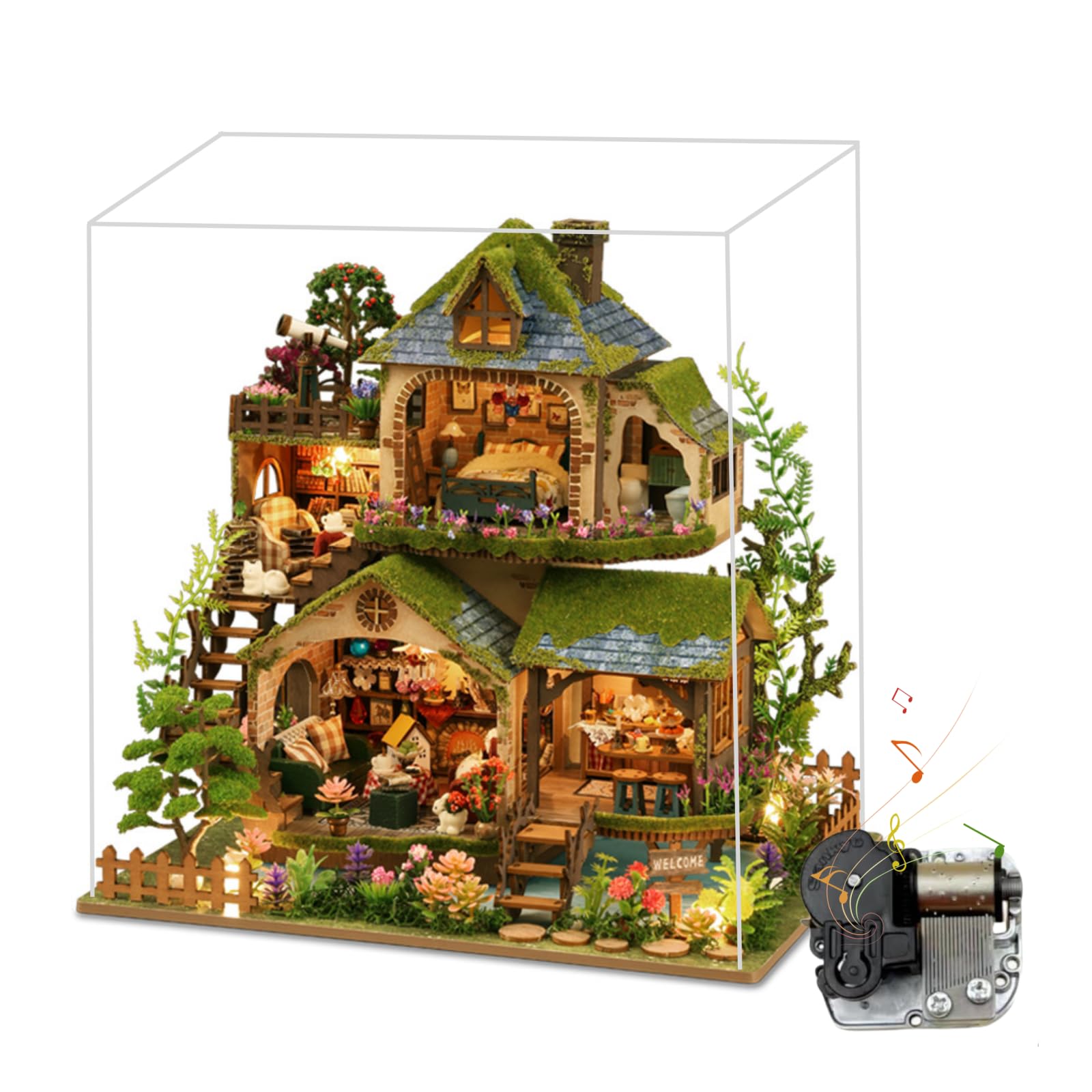 Amazon | フォレストアドベンチャー DIY ミニチュアドールハウスキット