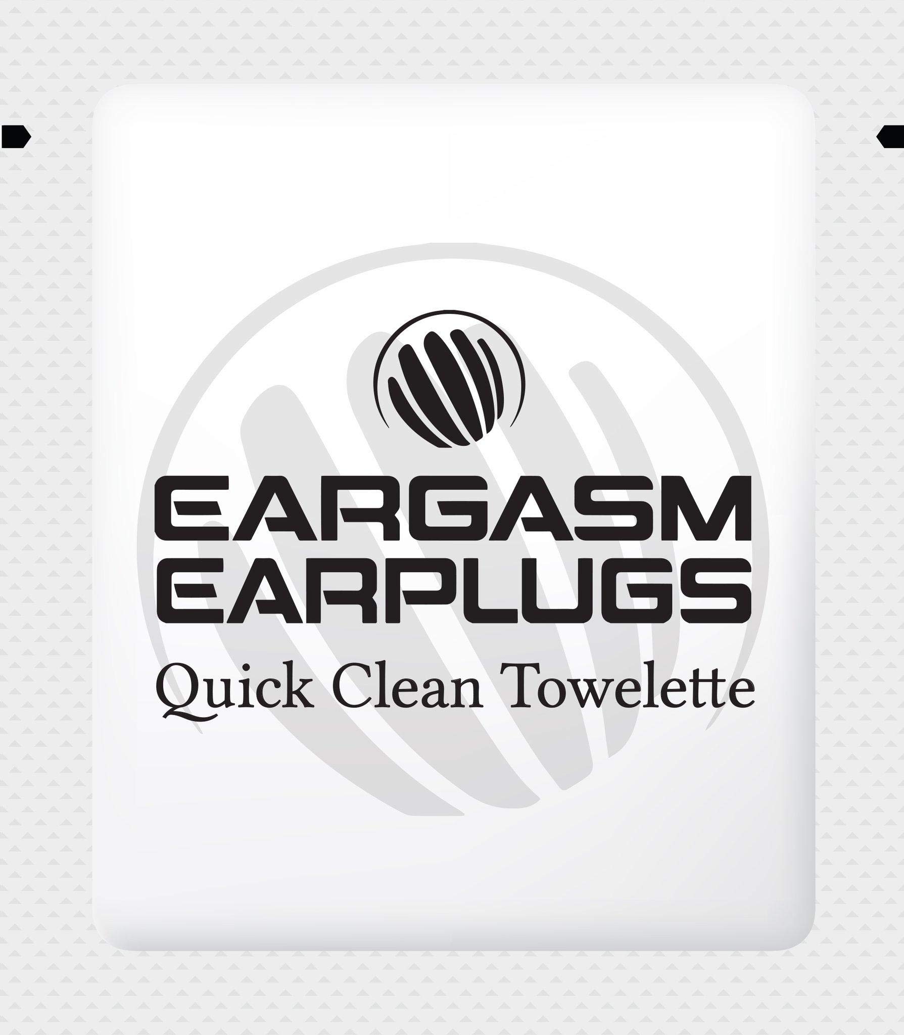 Eargasm Cleaning Kit for Earplugs - Hygienic Cleaning Wipes for Removing Wax, Dirt and Debris from Ear-Plugs for Crystal-Clear High Fidelity Sound, Extended Lifespan and Optimum Cleanliness - 10-Pack