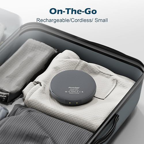 Miniatura 7 de REACHER Reloj despertador súper fuerte para personas que duermen pesadas, adultos y adolescentes, reloj despertador vibratorio para cama debajo de