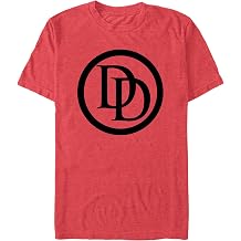 Marvel Men's Daredevil Initials Logo T-Shirt
