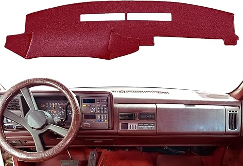 Miniatura 2 de Yiz Tapete de cubierta de tablero para Chevy Chevrolet SilveradoGMC Sierra C1500 C2500 C3500 K1500 K2500 K3500 Pickup Truck 1988-1994, 1992-94 GMC