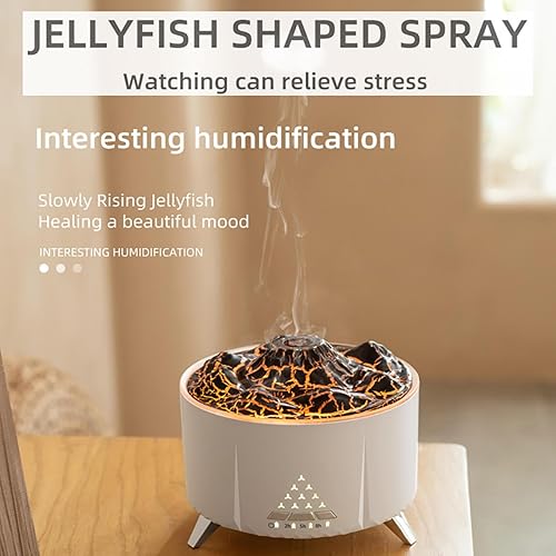 Miniatura 5 de Humidificadores de niebla fría para humidificador de dormitorio y purificador de aire en uno, humidificador pequeño altavoz Bluetooth, difusores de