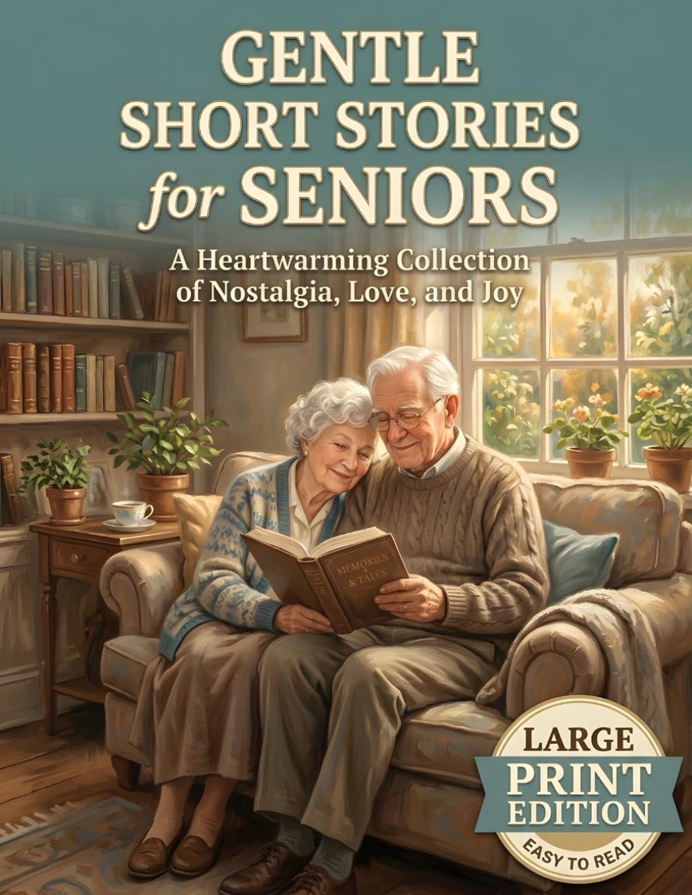 Gentle Short Stories for Seniors: Easy and Heartwarming Tales for Relaxing Reading in Large Print