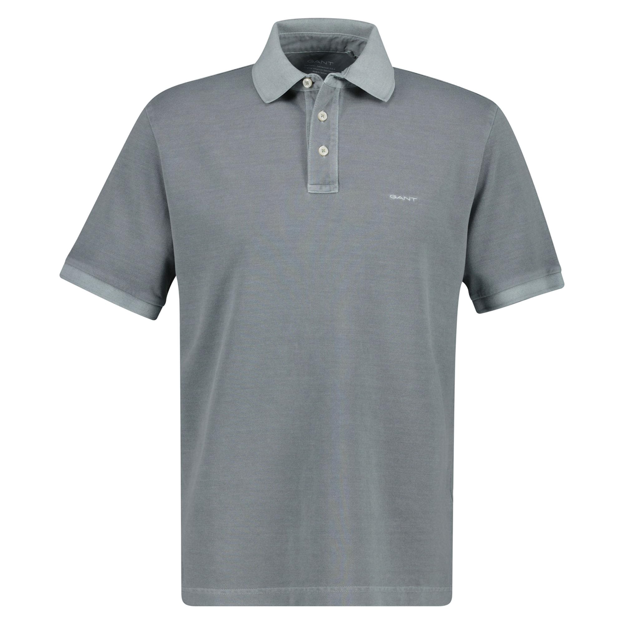 Gant Men's Ceramic Grey Sunfaded Polo Shirt (Xxl)