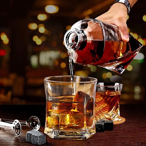 Miniatura 3 de Vaso de whisky, vaso de bourbon con monograma grabado, 10 onzas, vaso de cóctel personalizado para hombres, ideas de regalos de bourbon para papá,