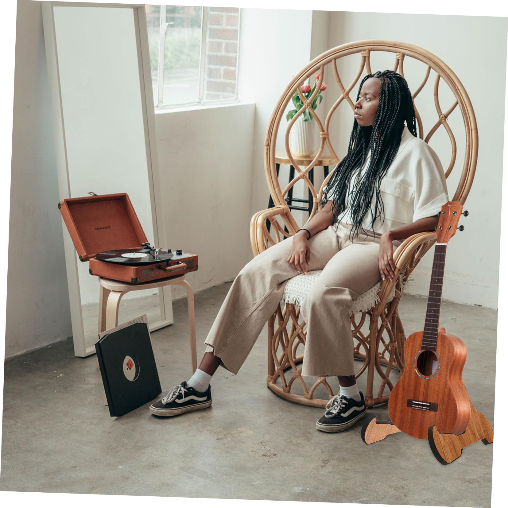 VICASKY Guitar Holder Rack Violin Display Tool Sturdy and Easy to Adjust for Environment