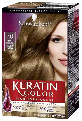 Schwarzkopf Crema permanente de color queratina rubio oscuro 70