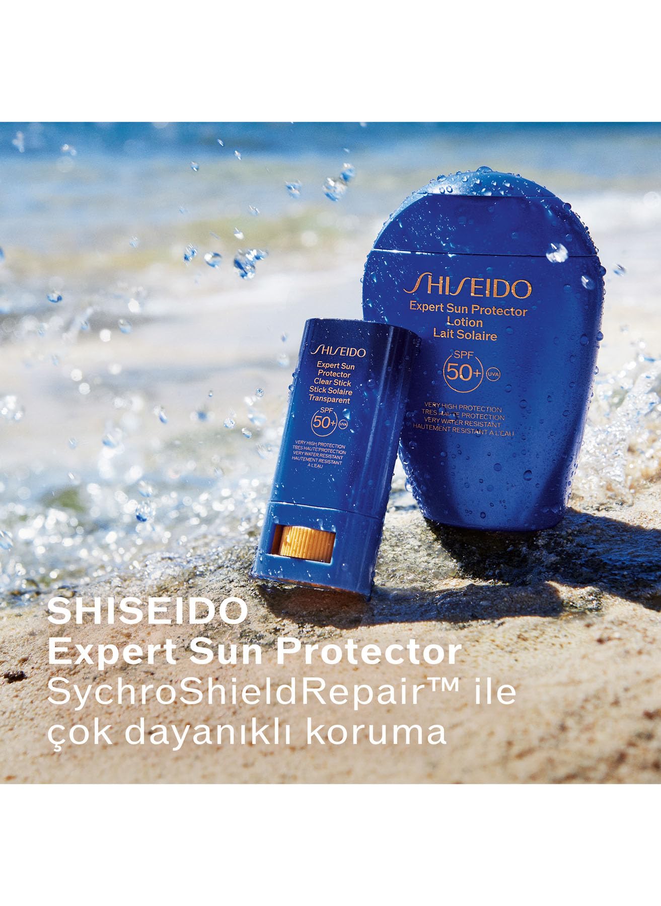 Shiseido Expert Sun Protector LSF 30, Sonnencreme für Gesicht und Körper, 300 ml, wasserfest, mittlerer Schutz, leichte Formel