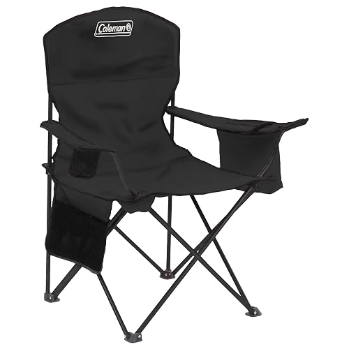 Coleman Portable Camping Chair 4-Can Cooler product photo (Camp Furniture) — ScooterReviewPro review