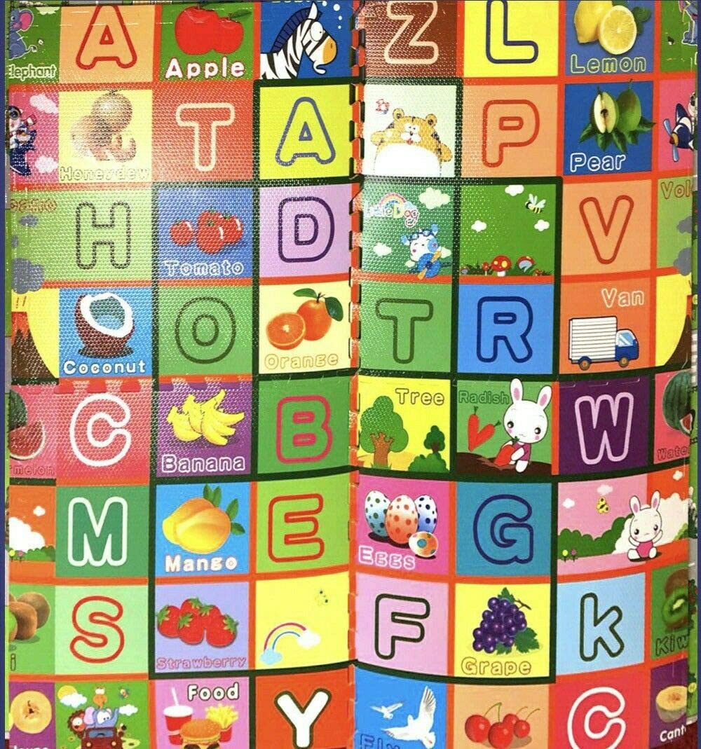 Colorful Playmate for Babies | Soft Puzzle Mat for Learning & Fun | Baby Play Gym (Dark Colour, 4 Pieces)