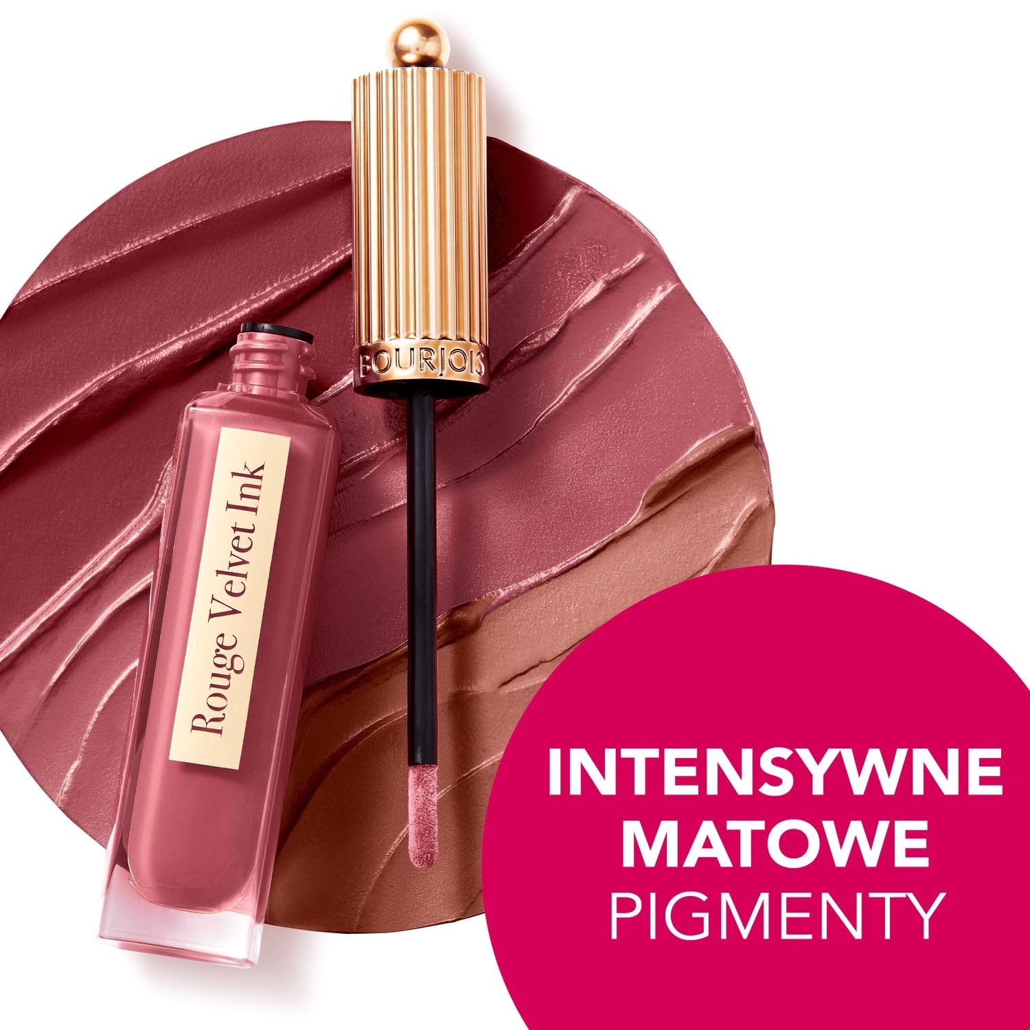 Bourjois Rouge Velvet Ink matowa, długotrwała pomadka w płynie, intensywnie napigmentowana, trwałość do 24 godzin, nr 04 - Mauve sweet Mauve