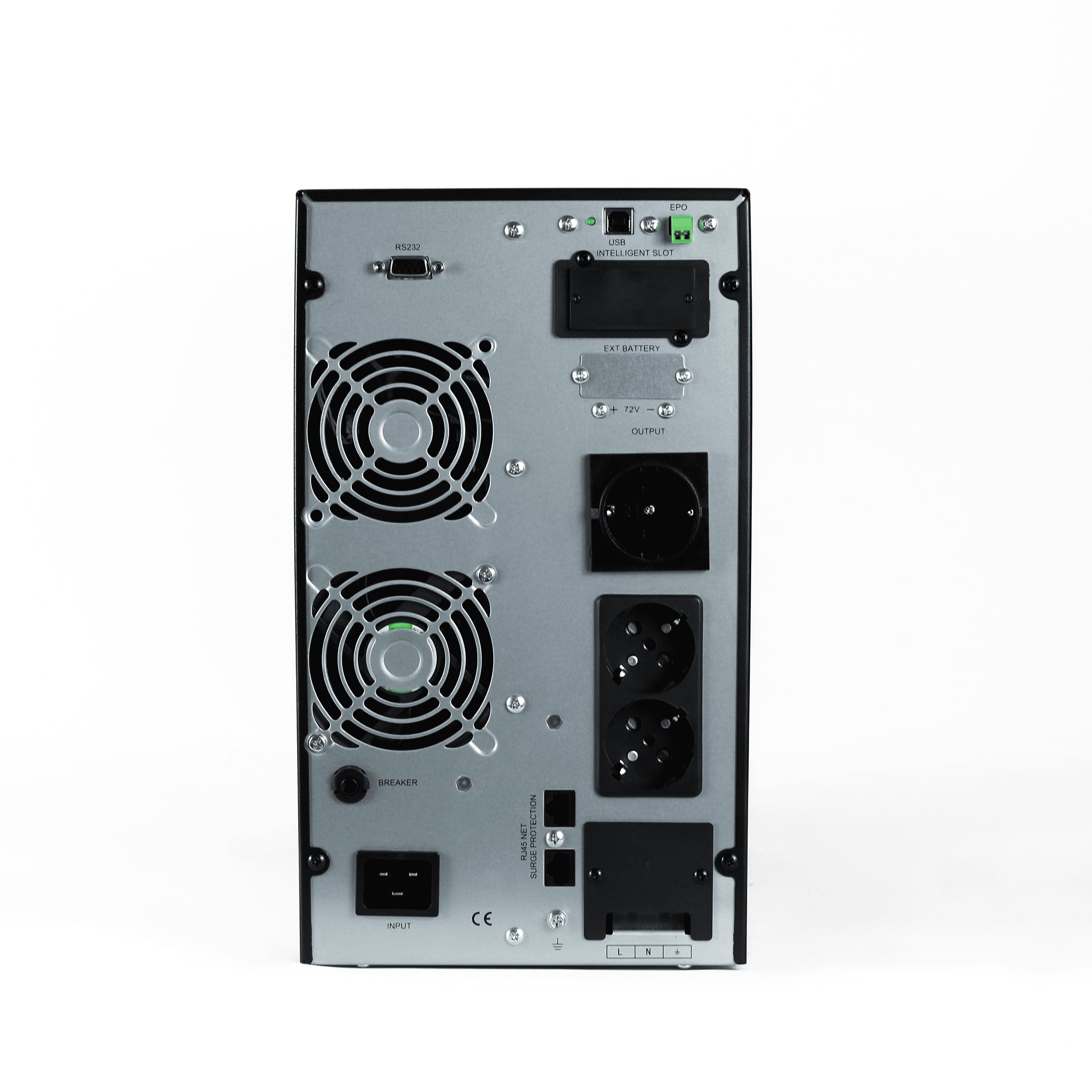 Master U-Power SAI UPS 3000VA 2700W Online Doble Conversión, Onda Senoidal Pura, 3 Schuko, Baterías 6x12V 9Ah