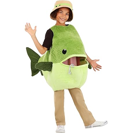 Gone Fishin' Bass Kid's Costume