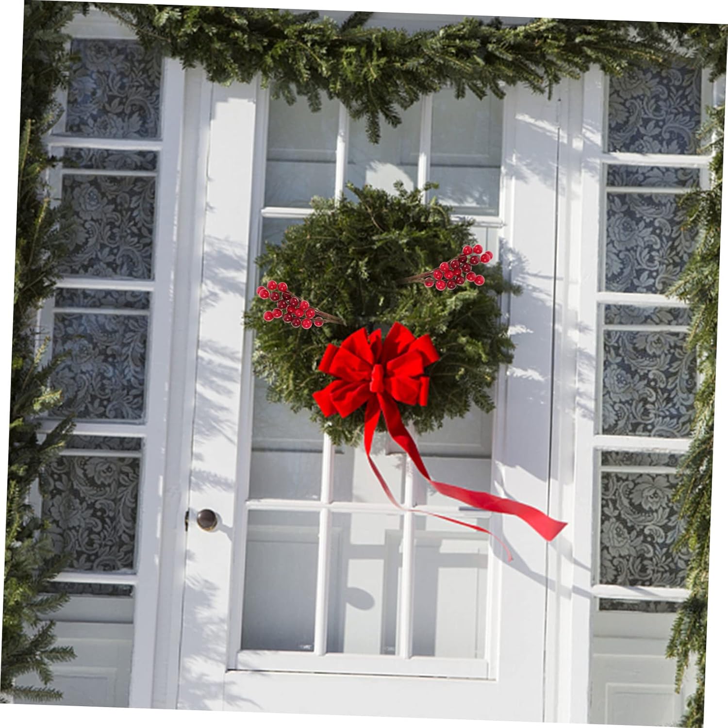 NOLITOY 5sets Simulated Berry Artificial Berry Branches Christmas Decor Realistic Adornments 10pcs*5