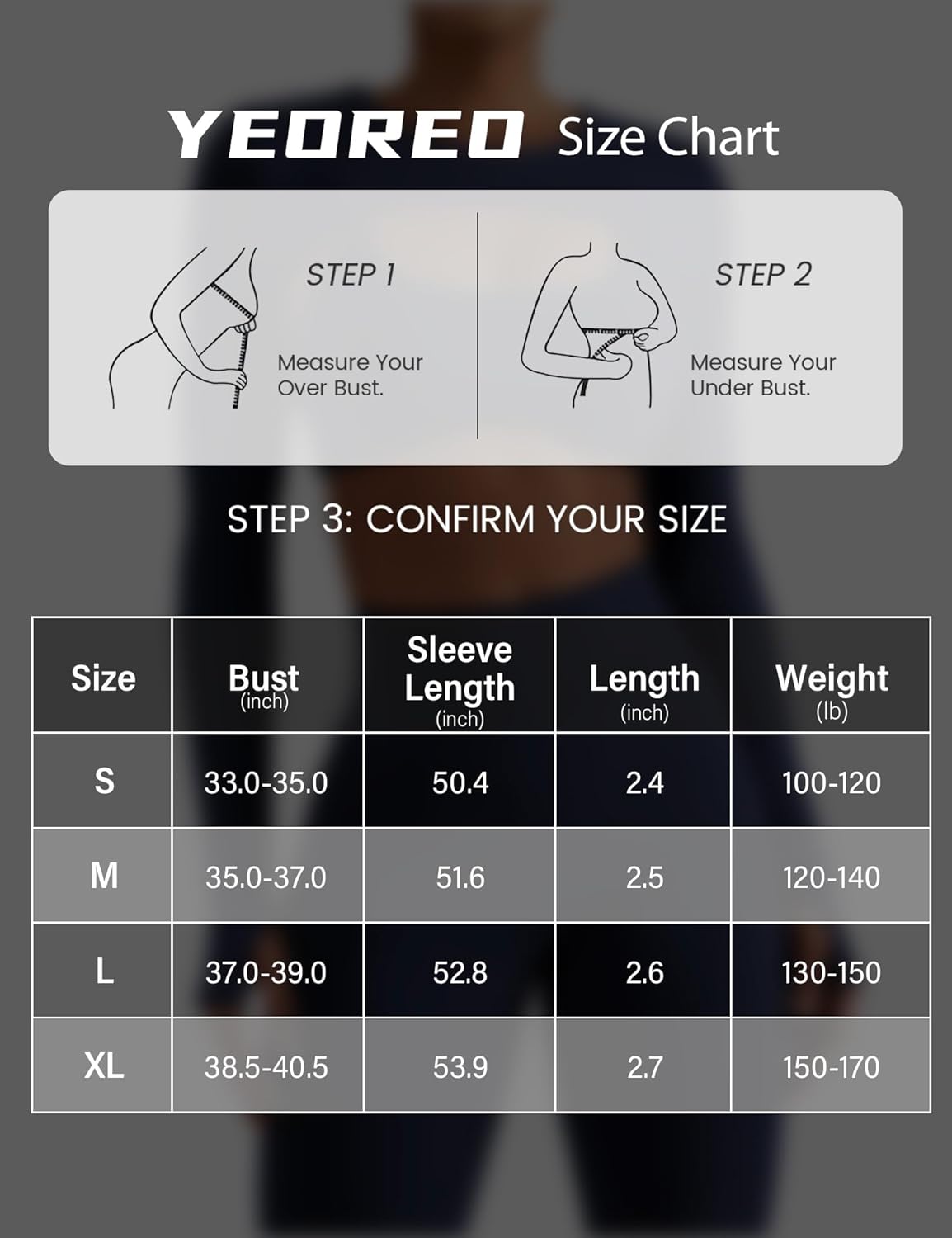 YEOREO Women Crop Top Long Sleeve Bolero Open Front Workout Cropped Shirts Sports Shrug - Image 6