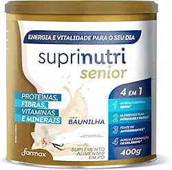 SUPLEMENTO BAUNILHA SUPRINUTRI SENIOR 400G