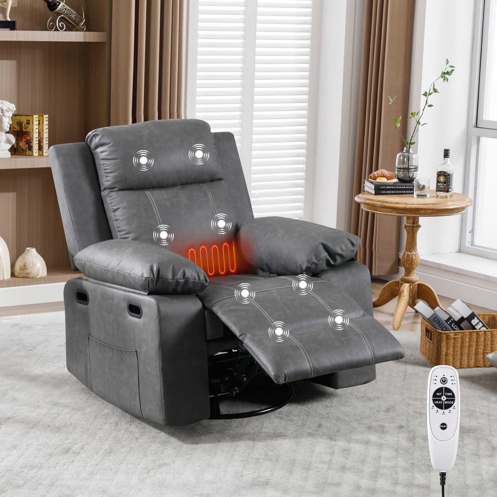 Glider Rocking Chair Best Faux Leather Nursery Glider The Best