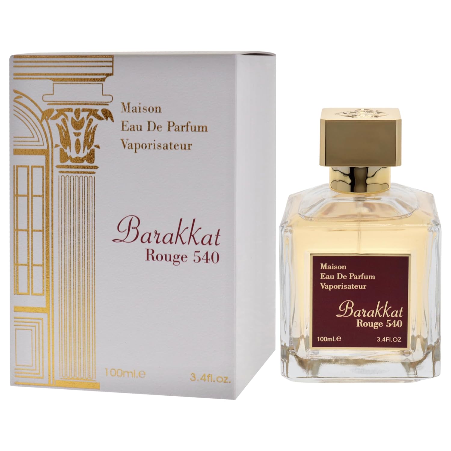 Barakkat Rouge 540 by Maison Alhambra for Women - 3.4 oz EDP Spray - Image 8