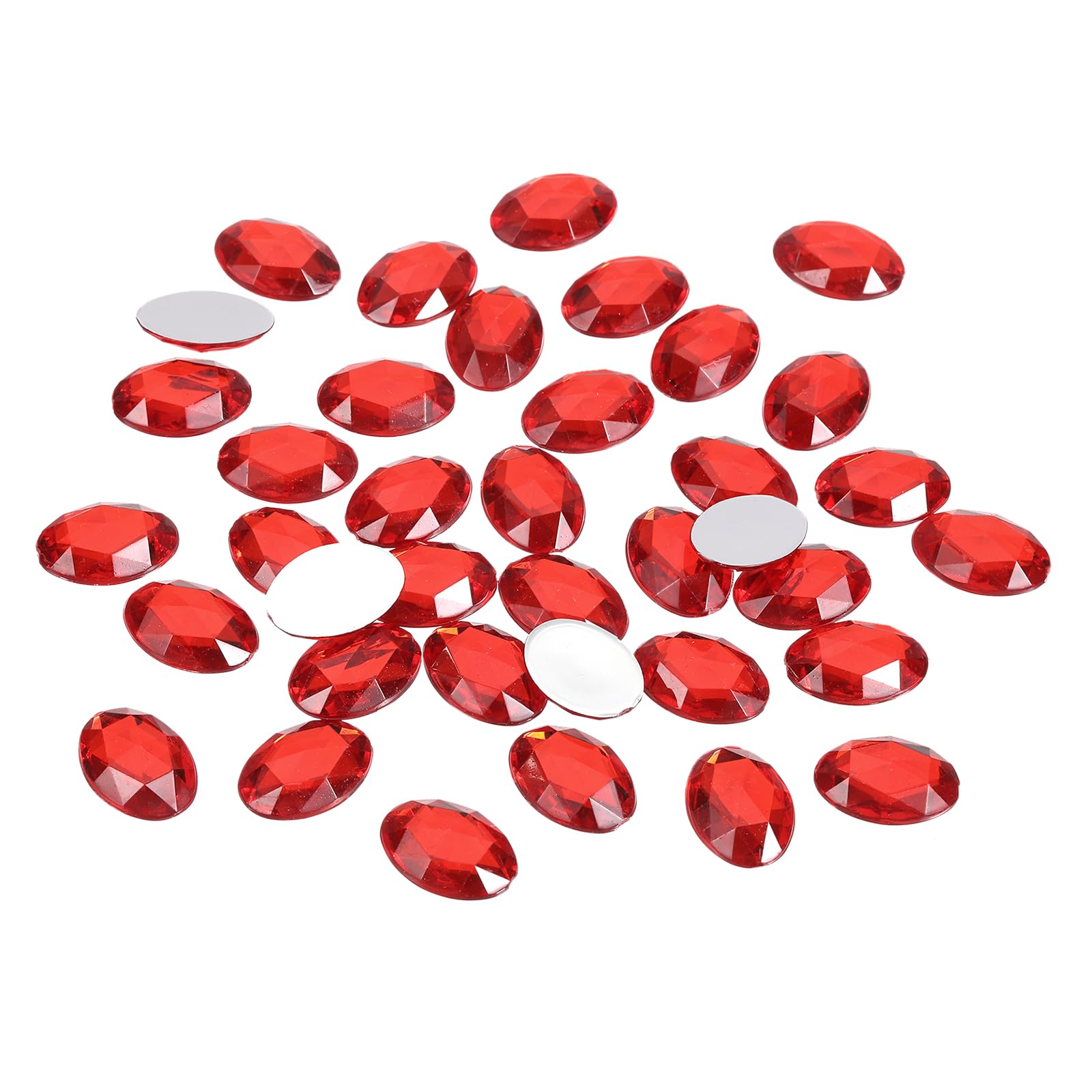 マールストーン円形ボックス Amazon.co.jp: uxcell 500個の楕円形フラットバックアクリル