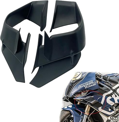 GYMARK Alas de carenado de motocicleta aerodinámicas aleta aerodinámica para BMW S1000RR 2019 2020 2021 2022 2023 Accesorios de reequipamiento