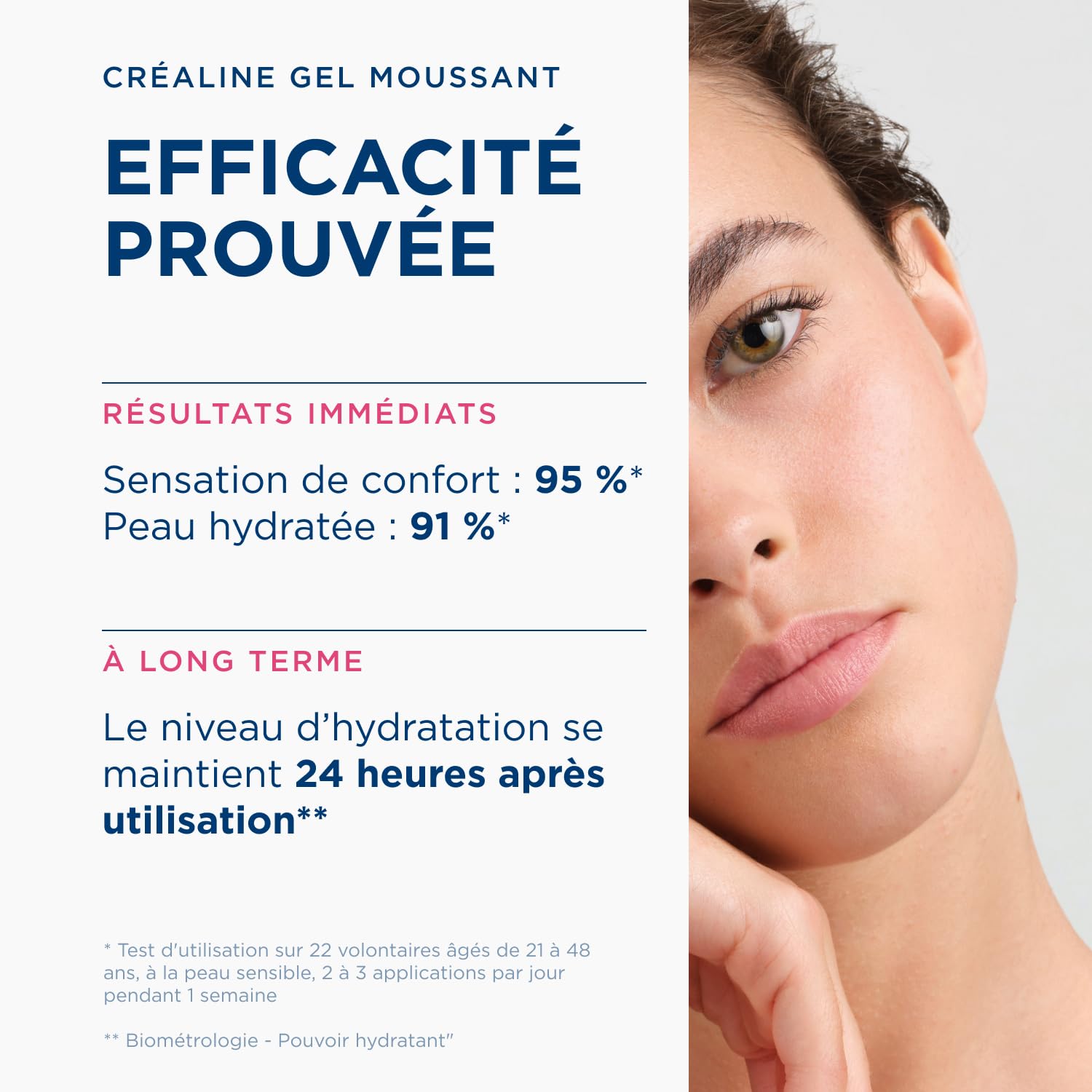 BIODERMA Sensibio Gel Moussant - Nettoyant apaisant micellaire - Démaquille le visage et les yeux - Peaux sensibles - Renforce l’hydratation naturelle - Flacon pompe 500 ml