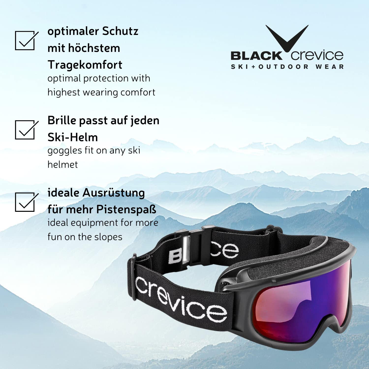 Best Goggles For Giro Gafas De Esquí Para Mujer Millie Negro | Snowinn Asian Fit Ski Goggles