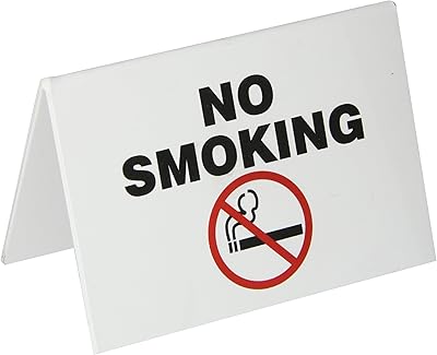 Accuform PAT234 Plastic Tent-Style Tabletop Sign,