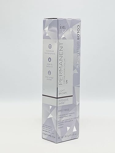 Vista 64 de Ion Crema Permanente para el Cabello - Rubio Cobrizo 7RC Medium Copper Blonde,1V Jet Black,4N Medium Brown,4RC Medium Copper Brown,Radiant