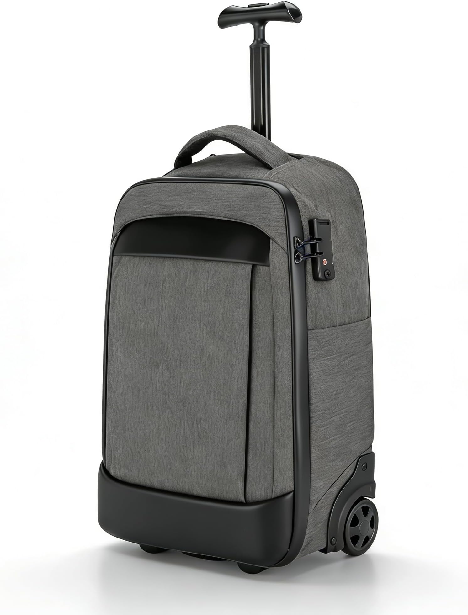 Dpofirs Rolling Backpack with Wheels, Vacuum Backpack with Electric Pump, Scooter Laptop Backpacks for Men Women Business Travel