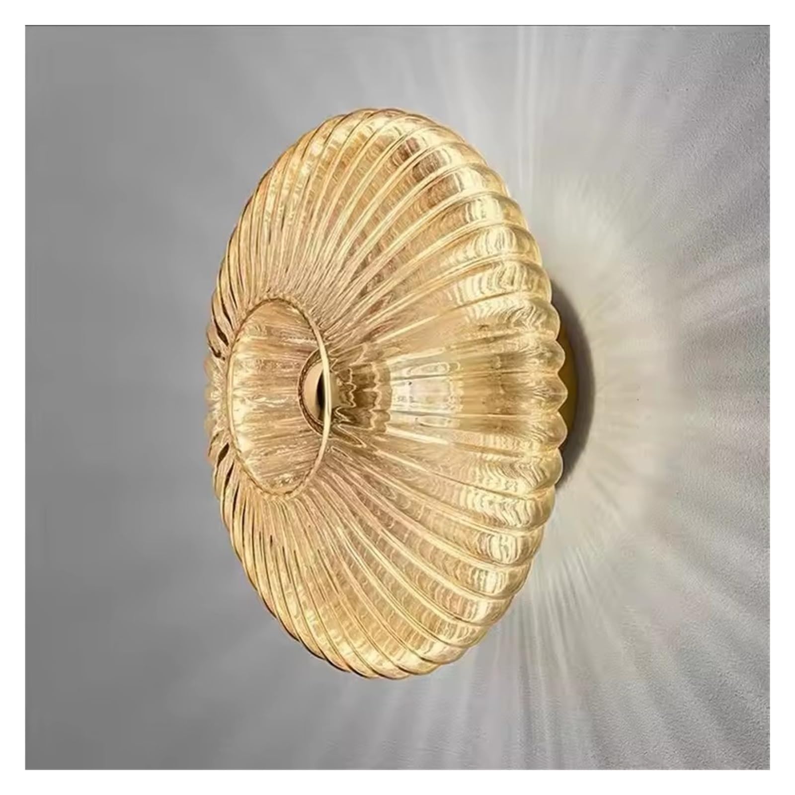 ITOSUI Modern LED Wall Lamps Glass Ripple Lights Corridor Aisle Staise Dining Backdrop Simple Indoor Home Decoration Lustre Fixtures (Cognac) (Cognac)