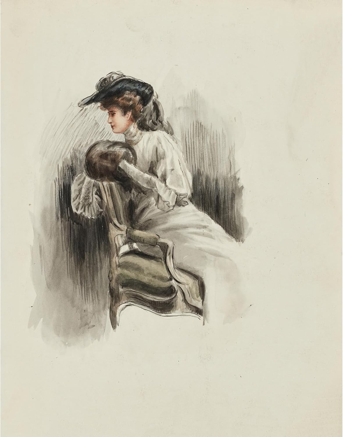 ArtDirect Fashion design (1900-1905) Unframed Art Print Giclee Poster by Cécile Kahn - Ready for Framing with Customization Sizes 8x10, 11x14, 16x20, 24x31, 36x46 and 47x60 inches (943511il)