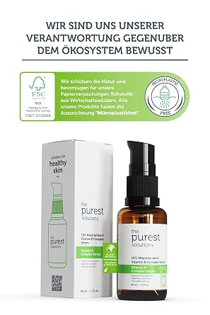 The Purest Solutions 10% Niacinamide + Vitamin B Complex Serum (30 ml)
