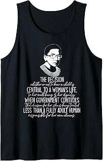 Ruth Bader Ginsburg The Decision to Have A Child RBG Meme Tank Top