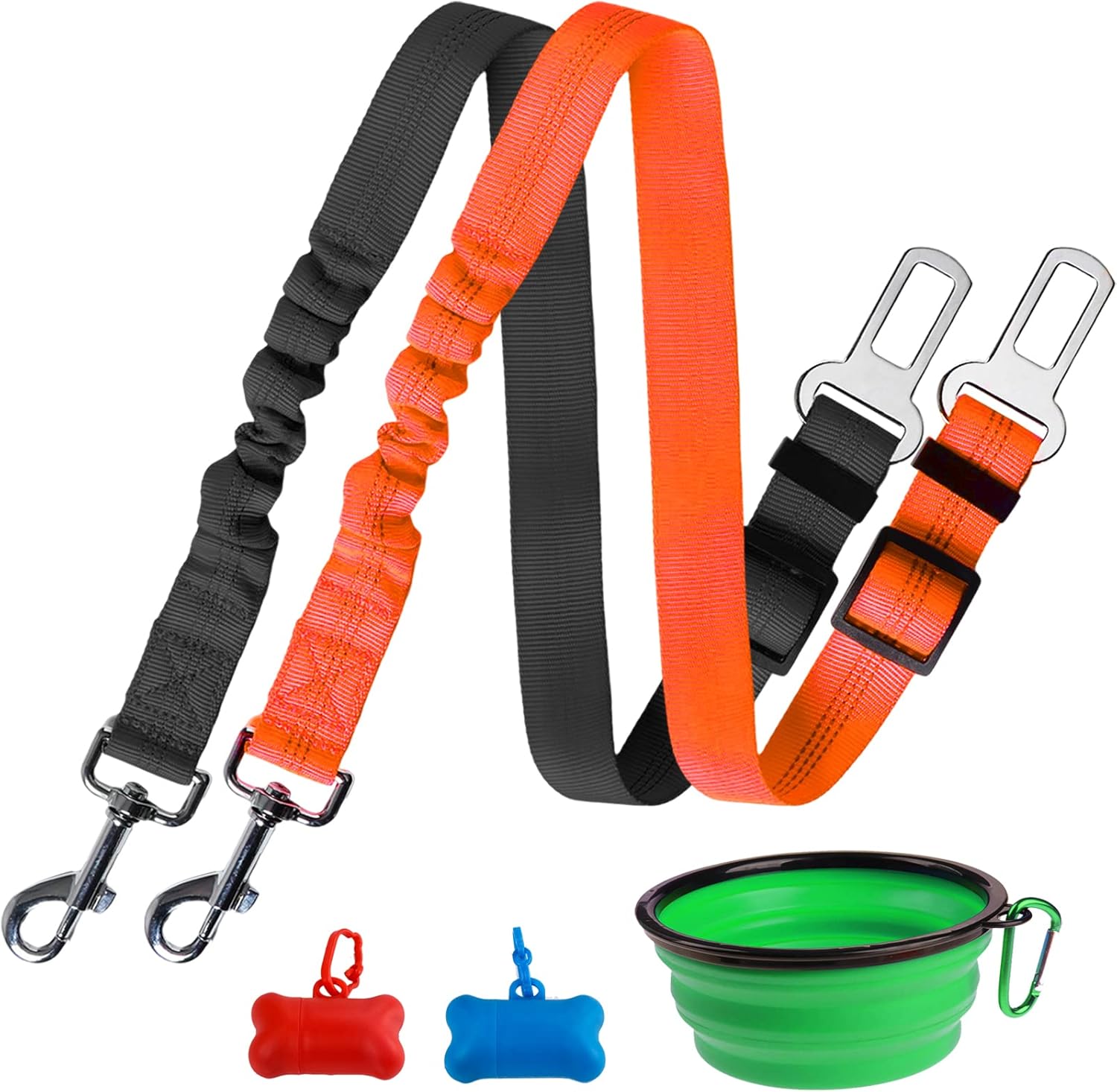 DREAM&GLAMOUR Dog Seat Belt 2 Pack Dog Car Seatbelts