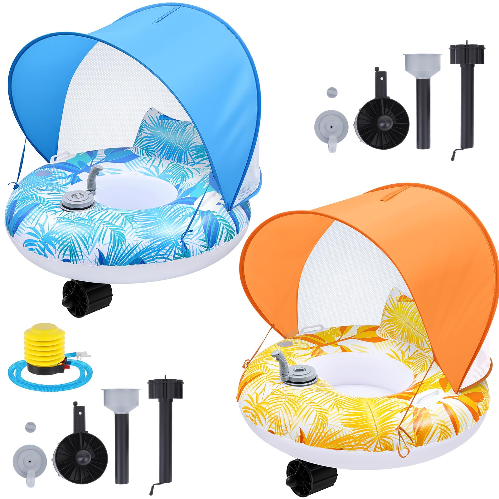 Amazon.com: 2Sets Motorized Pool Float for Adults, Electric