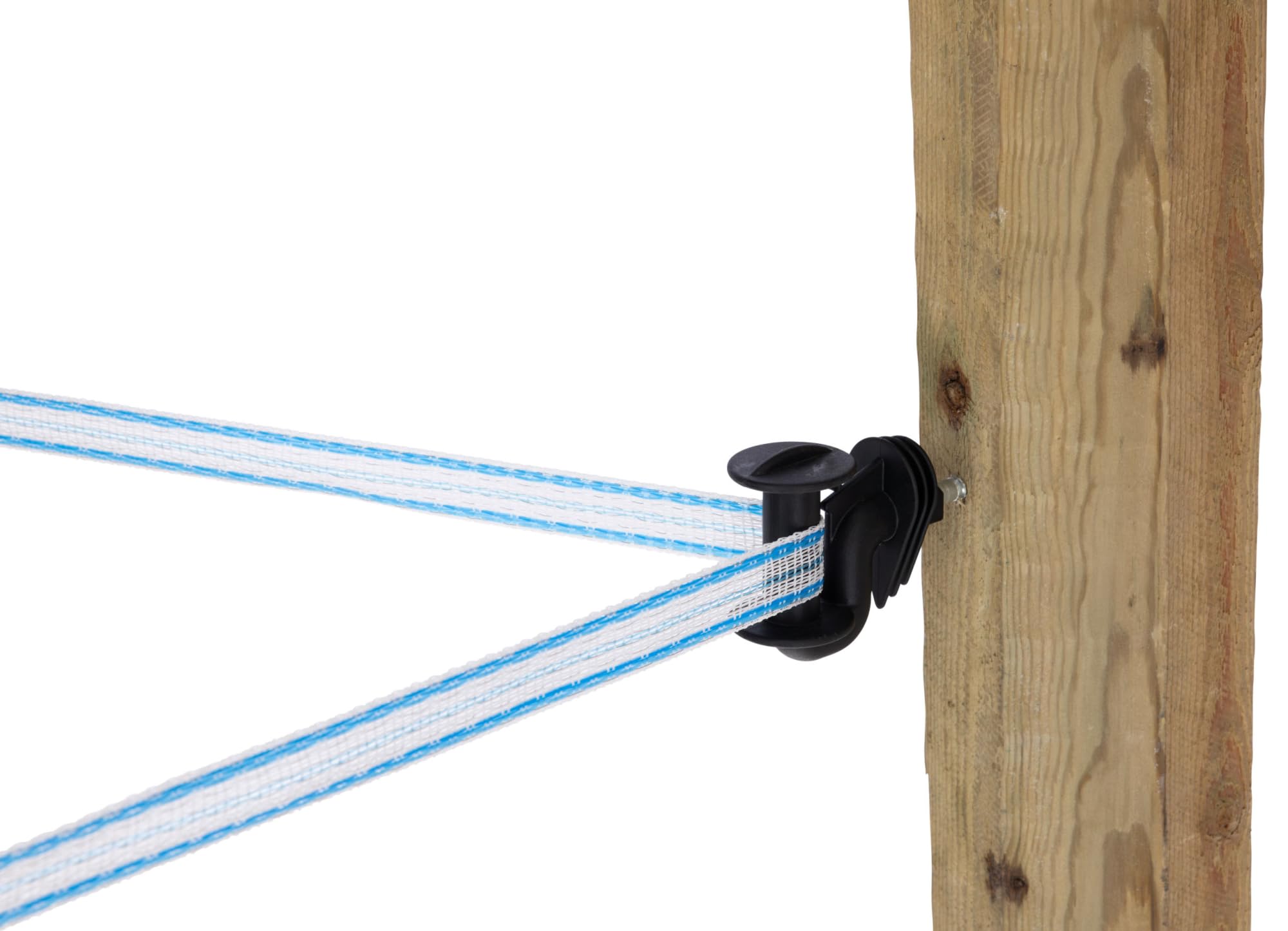 AKO Weidezaunband PlatiniumLine (weiß/blau, 200 m Länge, 20 mm breit, Tierzaun, Zubehör Weidetiere, Tierzubehör) 442821