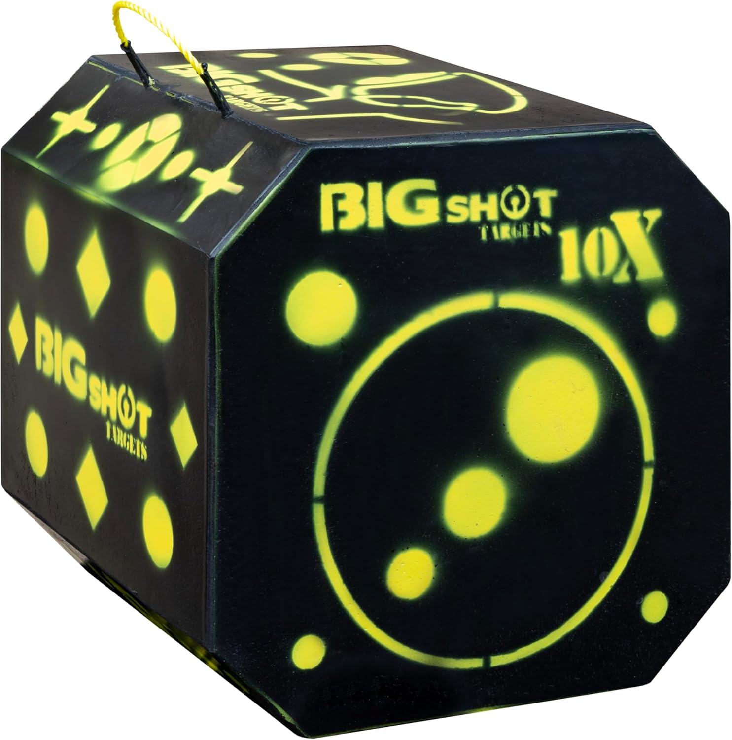 Titan 10X HD 505 FPS Archery Broadhead Target - 10 Sided with Over 150 Aiming Points