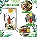 12 Pcs Insect Taxidermy in Resin, Interesting Microlandscape Insect Specimen Set for Back-to-School Gifts Oddities Bug Collection Paperweights Science Education Supplies