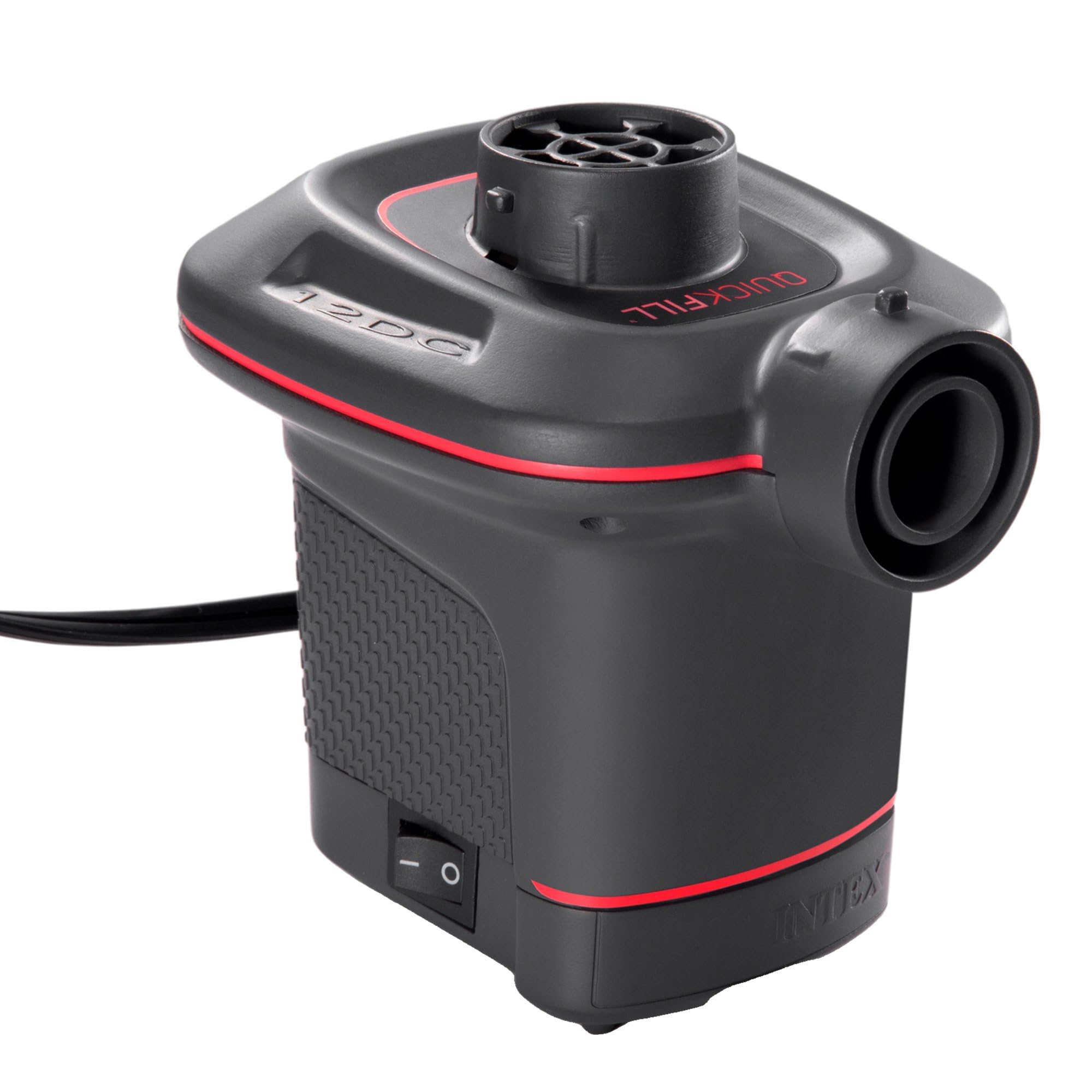 Intex Pompa Elektryczna, Czarny/Czerwony, 12 V