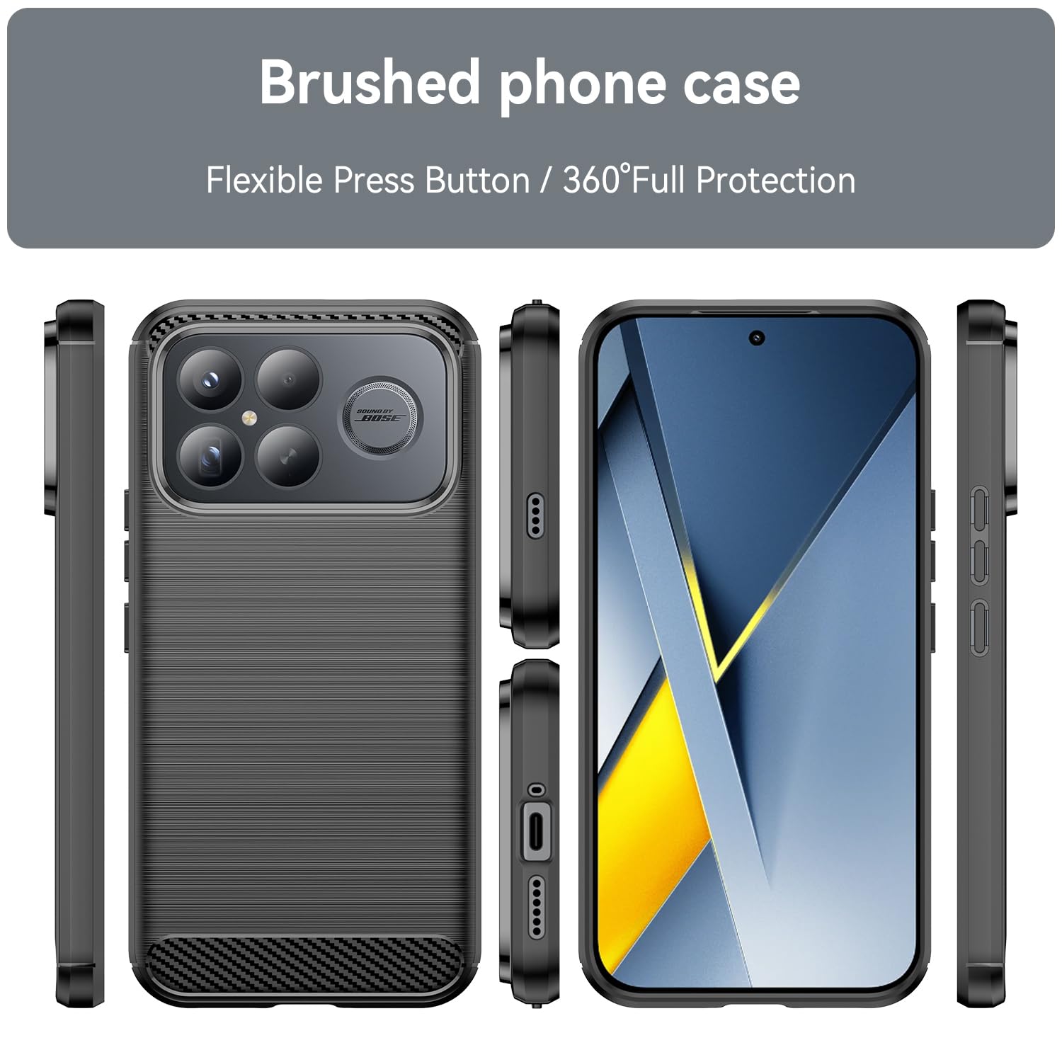 Kaufe XUNDD Für Xiaomi Poco F8 Ultra Pro Hülle Luxuriöses Stoßfestes Gehäuse Transparente Rückseite Mit Drehbarem Magnetischem Halter zum Preis ab 9.36