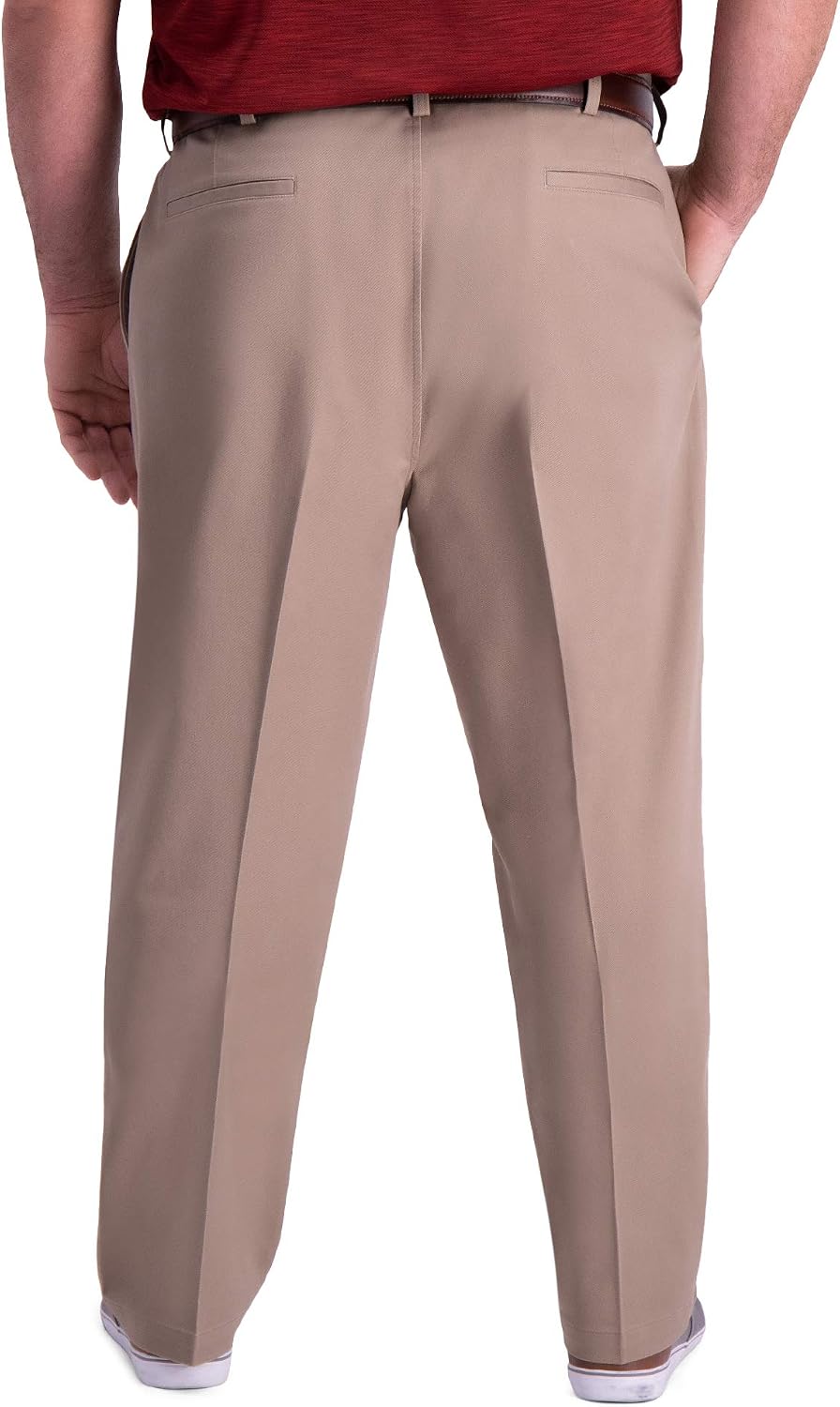 Haggar Men's Premium Comfort Khaki Pant - Multi-Fits Regular and Big & Tall Sizes