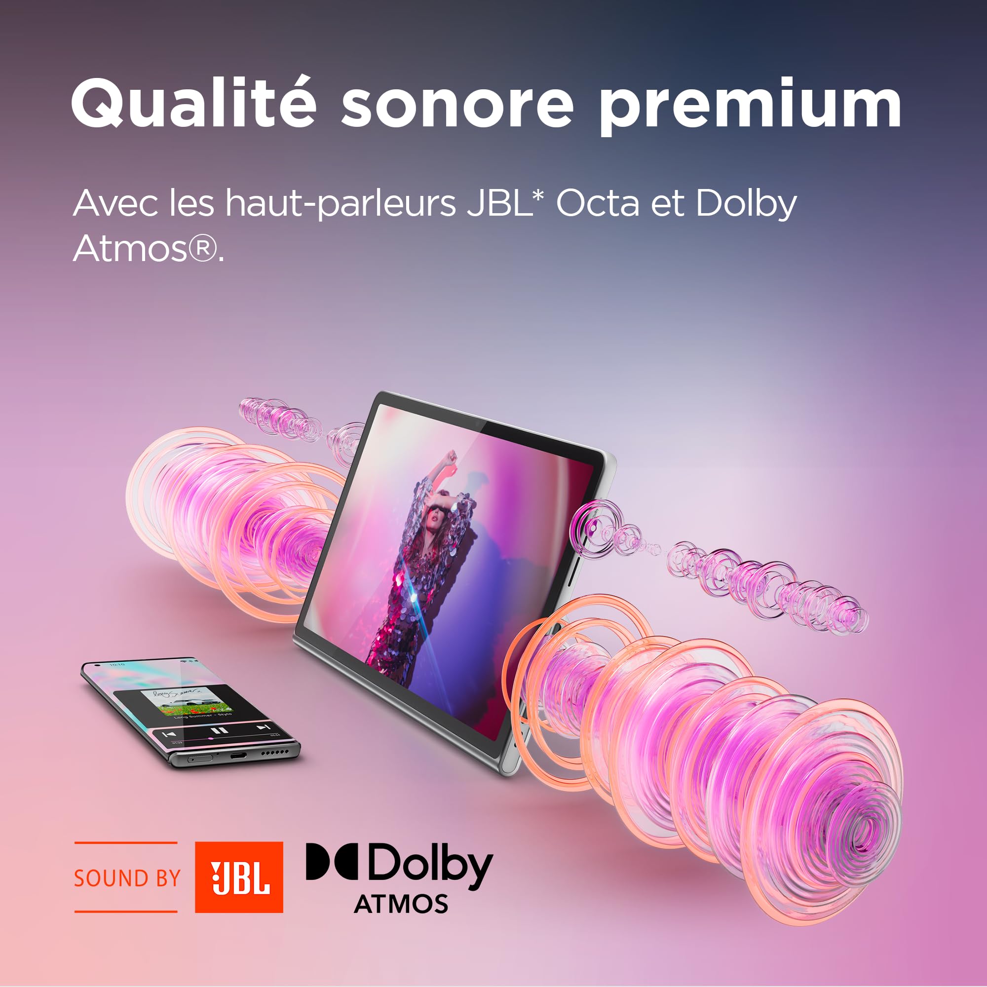 Lenovo Tab Plus - Tablette Tactile 11.5 2K Full HD Dolby Atmos JBL(Mediatek G99, 8Go de RAM, 128Go eMMC, Android 14, WiFi+Bluetooth) - Luna Grey